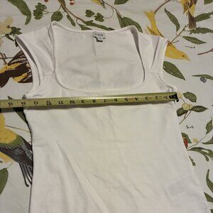JC white cap sleeve sweater neck tshirt XS - worn once